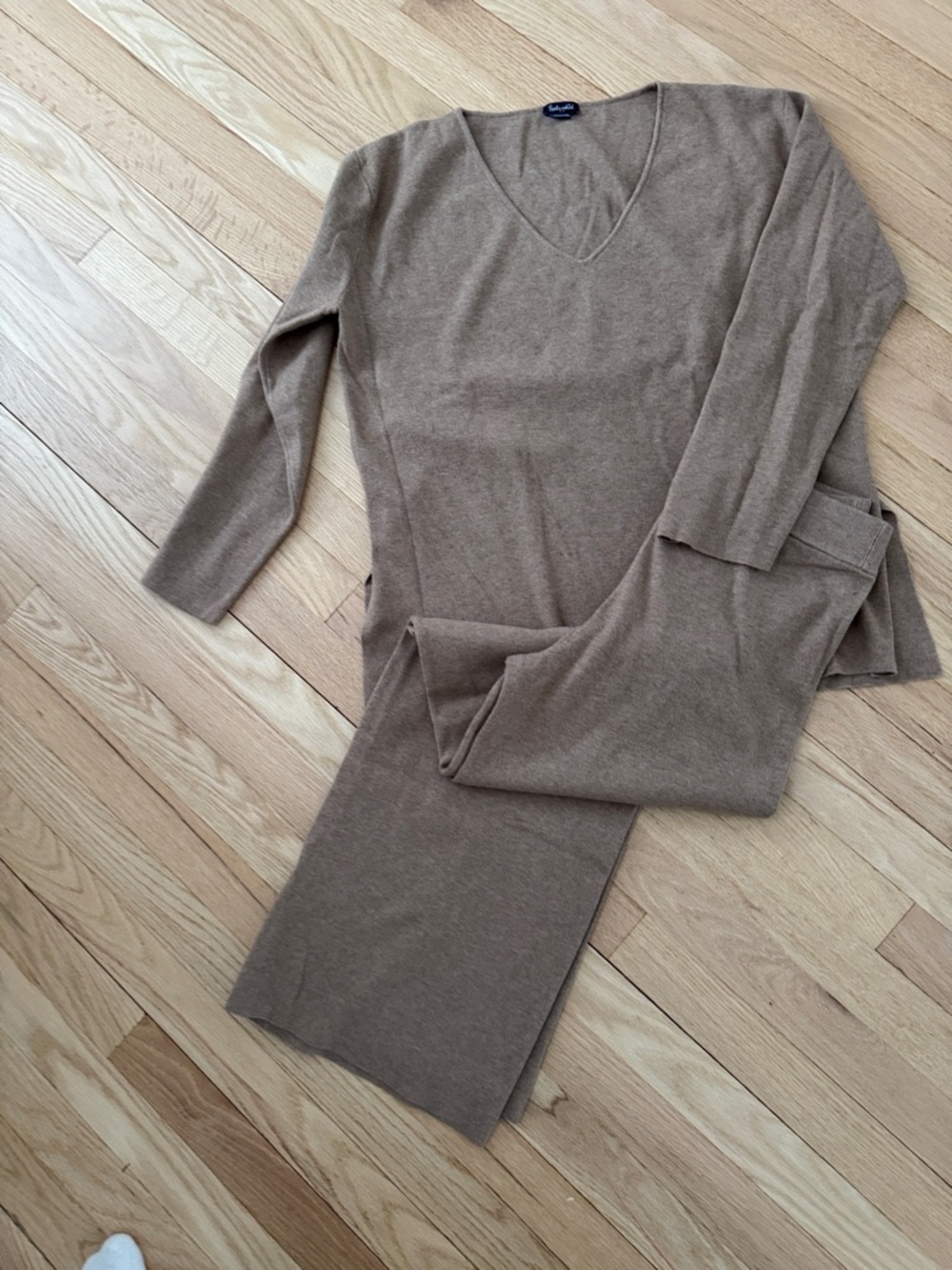 Splendid Taupe Crewneck Knit set